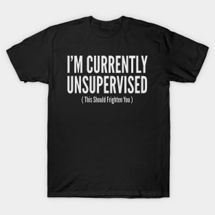 I'm Currently Unsupervised ( This Should Frighten YOu ) T-Shirt